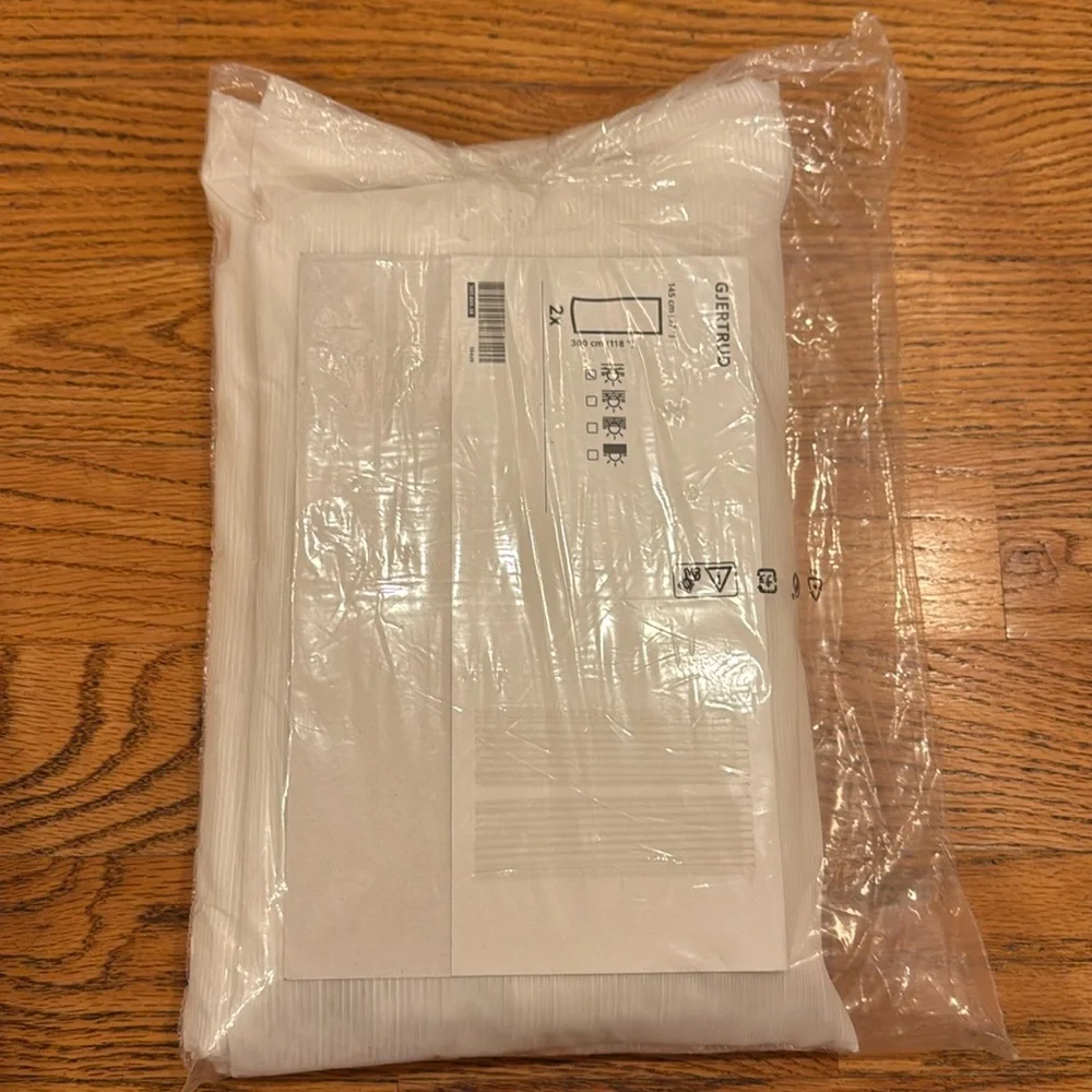 Ikea sheer curtains
